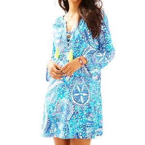 Lilly Pulitzer Sea Isle Lace Up Swing Tunic Dress